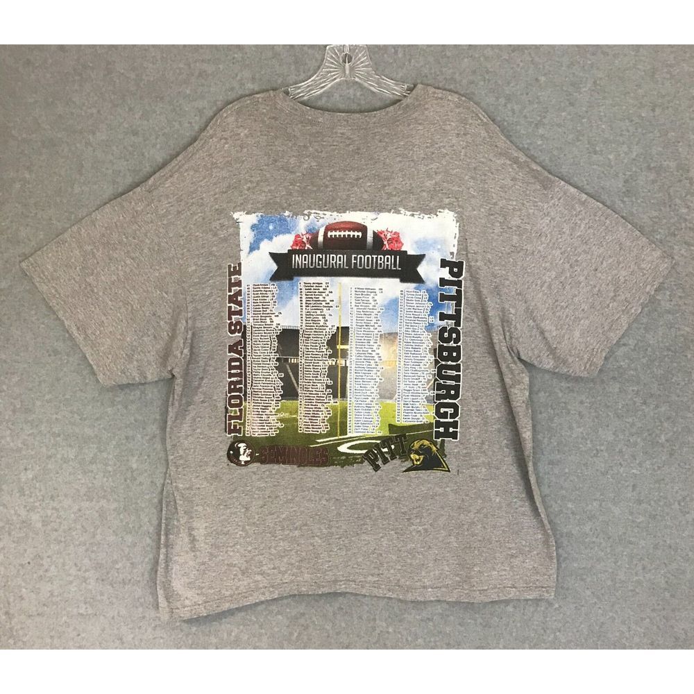 Florida Seminoles vs Pitt Panthers Shirt Mens 2XL 2013 Inaugural Football Game - Picture 3 of 8